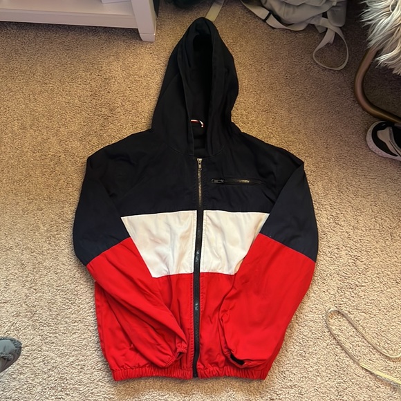 Brandy Melville red white and blue jacket - Picture 2 of 2